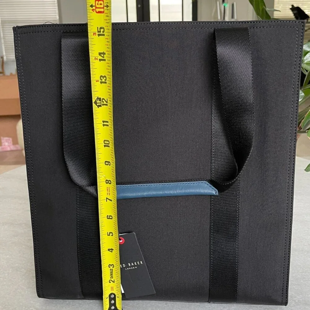 Ted‎ Baker London Deptford Black Nylon Tote Bag large